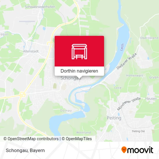 Schongau Karte