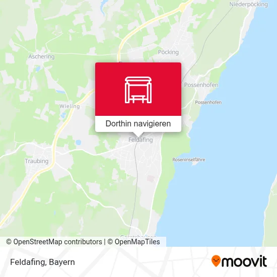 Feldafing Karte