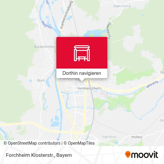 Forchheim Klosterstr. Karte