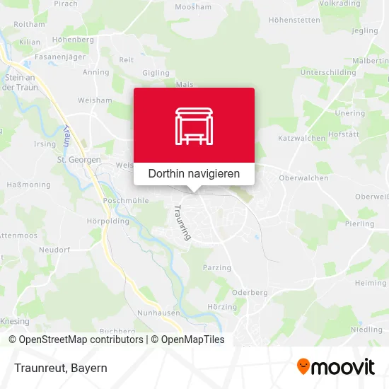 Traunreut Karte