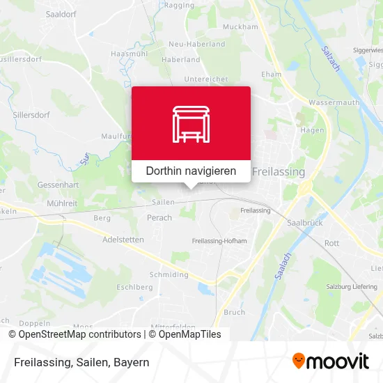 Freilassing, Sailen Karte
