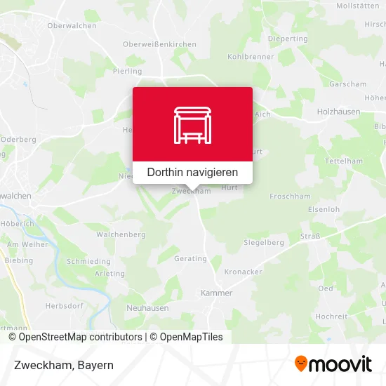 Zweckham Karte