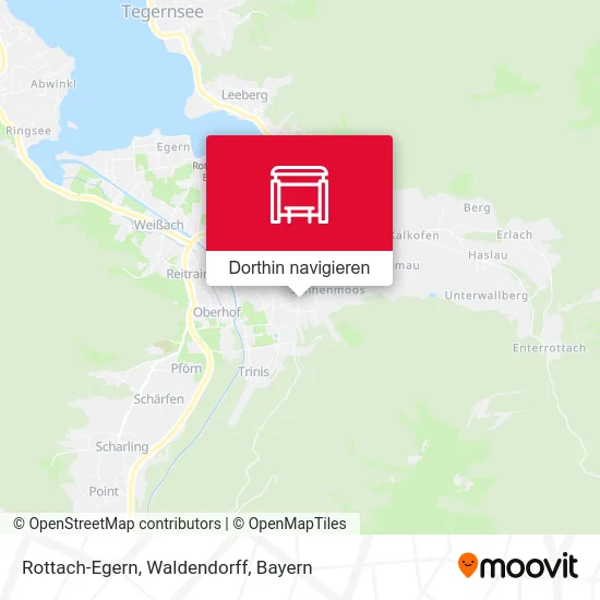 Rottach-Egern, Waldendorff Karte