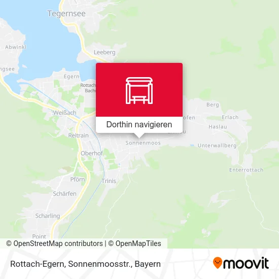 Rottach-Egern, Sonnenmoosstr. Karte