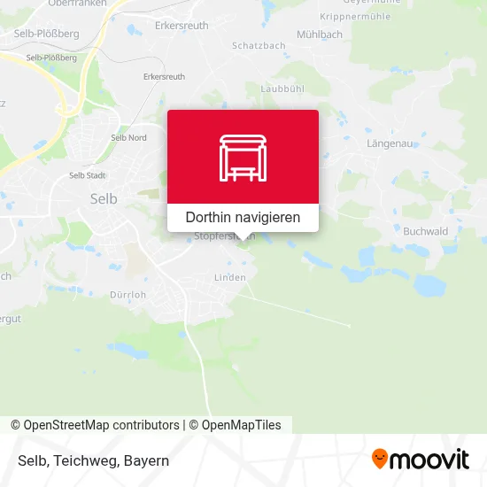 Selb, Teichweg Karte