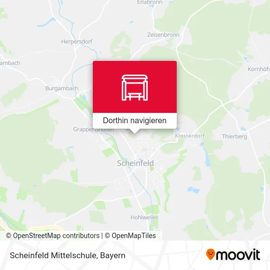 Scheinfeld Mittelschule Karte