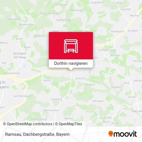 Ramsau, Dachbergstraße Karte