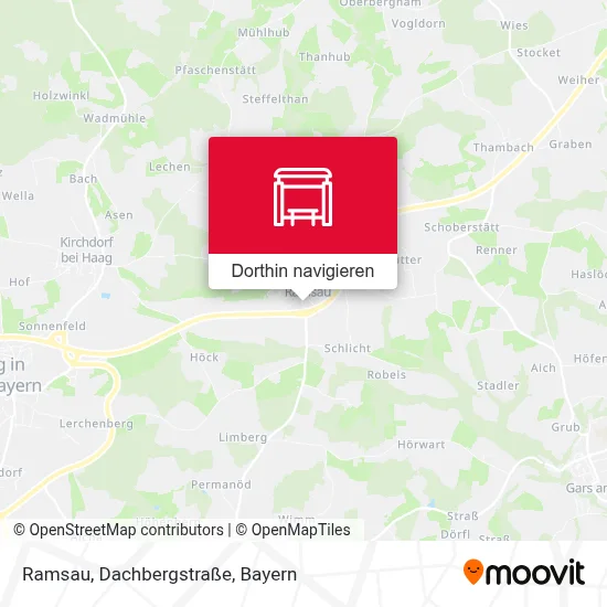Ramsau, Dachbergstraße Karte