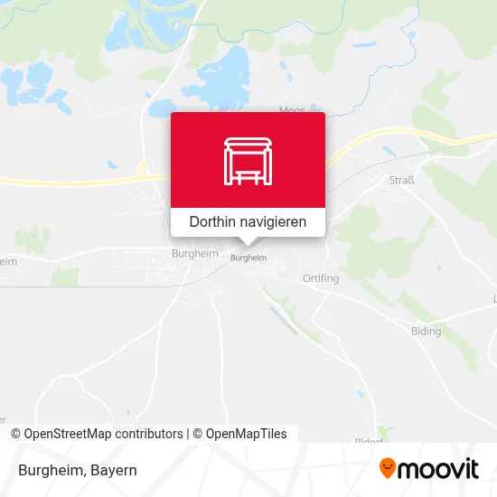 Burgheim Karte