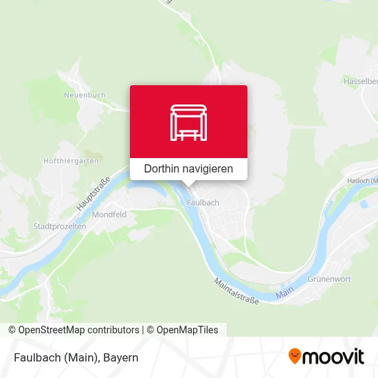 Faulbach (Main) Karte