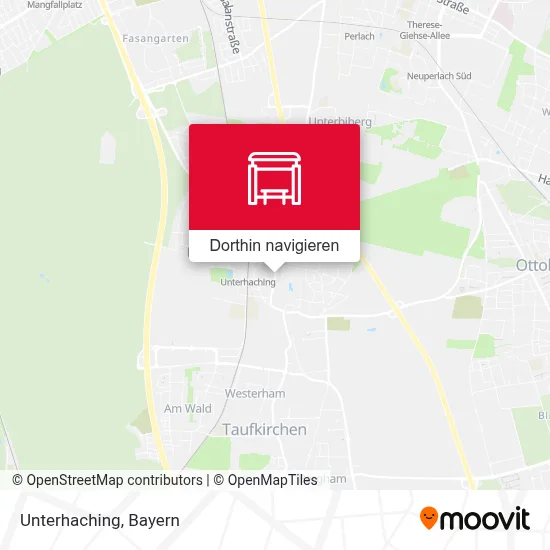 Unterhaching Karte