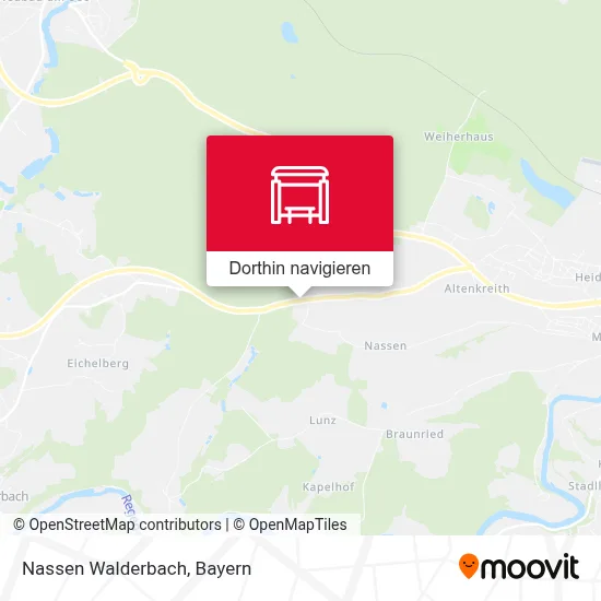 Nassen Walderbach Karte