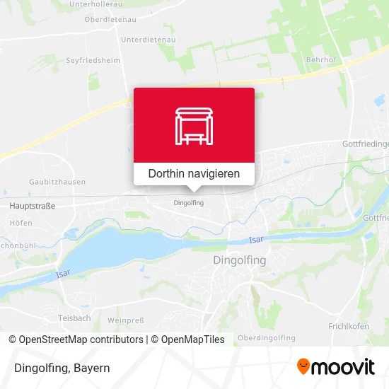 Dingolfing Karte