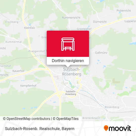 Sulzbach-Rosenb. Realschule Karte