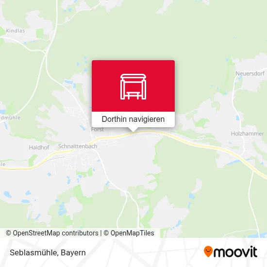 Seblasmühle Karte