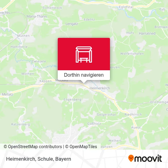 Heimenkirch, Schule Karte