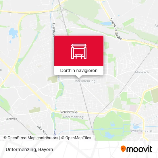 Untermenzing Karte