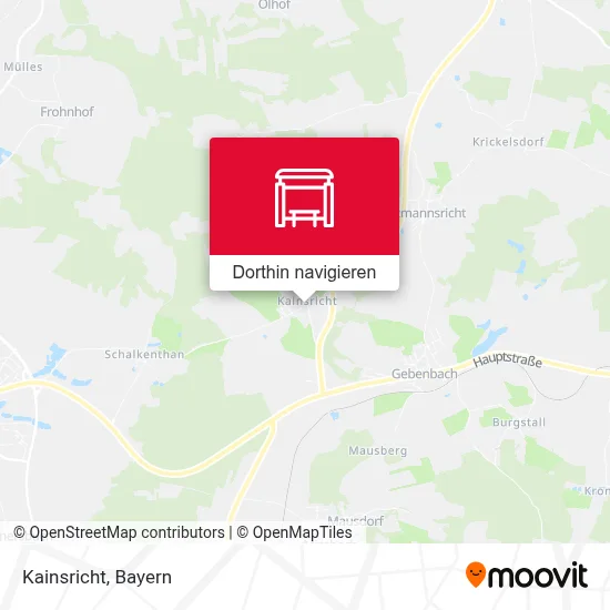 Kainsricht Karte