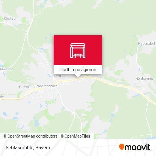 Seblasmühle Karte
