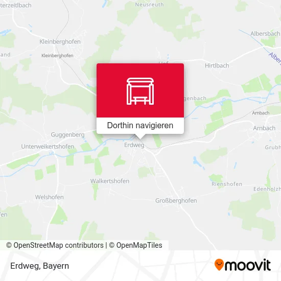 Erdweg Karte