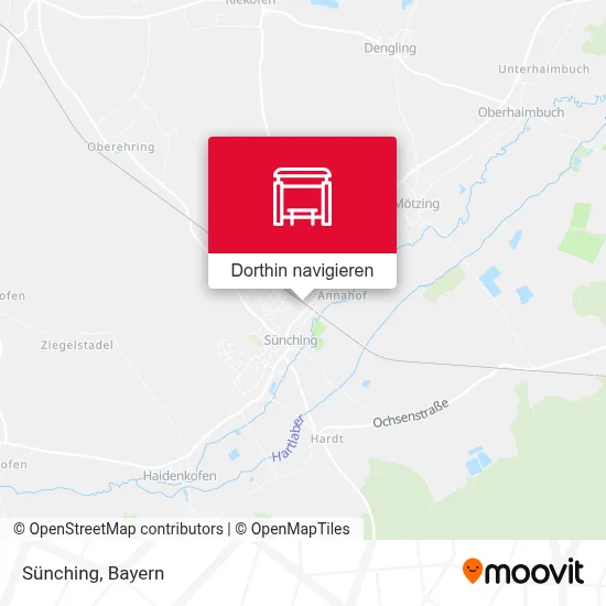 Sünching Karte