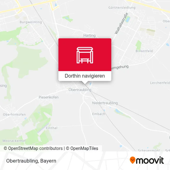 Obertraubling Karte