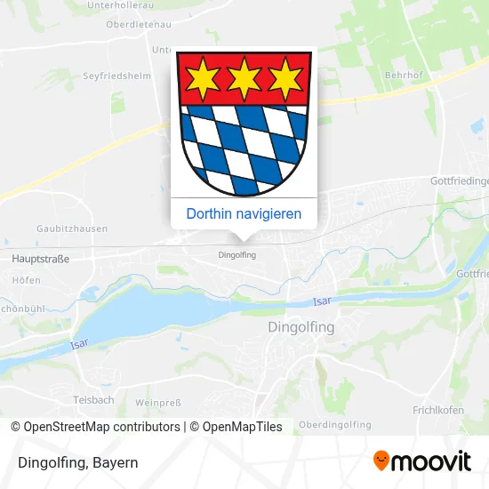 Dingolfing Karte