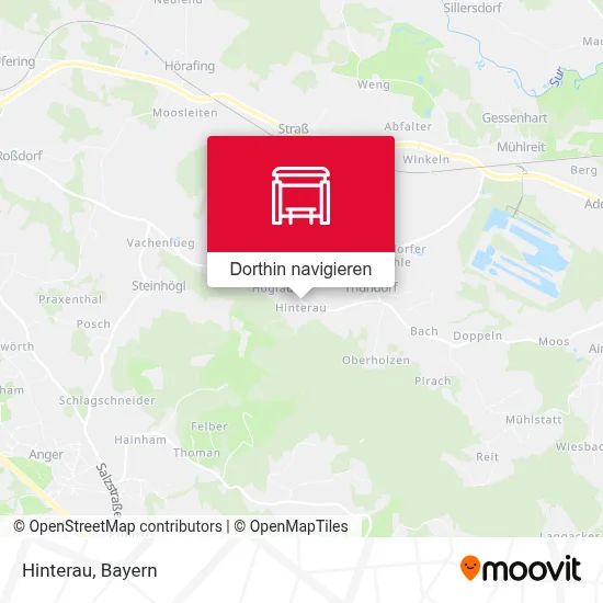 Hinterau Karte