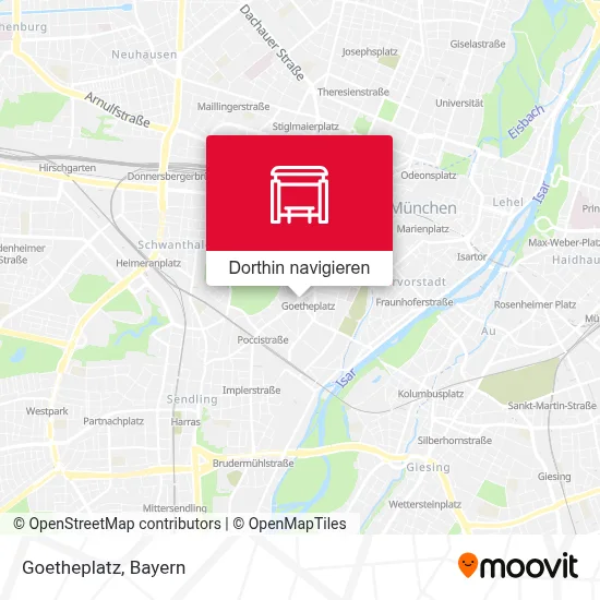 Goetheplatz Karte