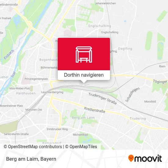 Berg am Laim Karte