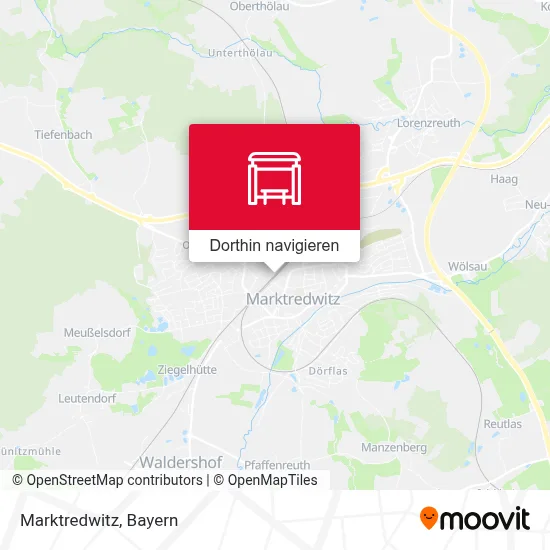 Marktredwitz Karte