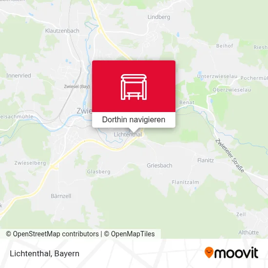 Lichtenthal Karte