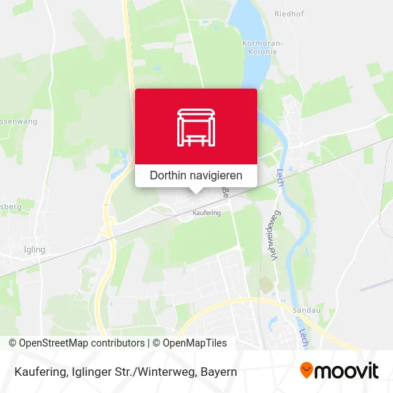 Kaufering, Iglinger Str. / Winterweg Karte
