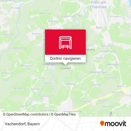 Vachendorf Karte