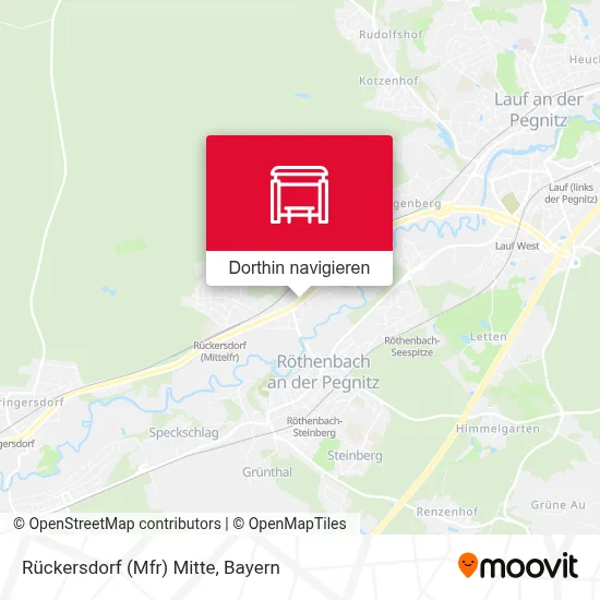 Rückersdorf (Mfr) Mitte Karte