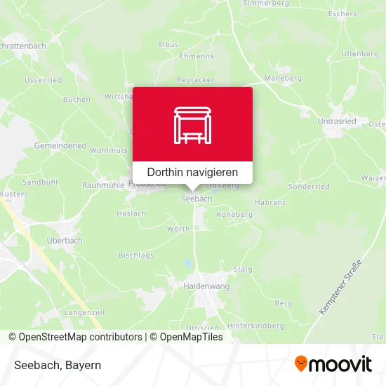 Seebach Karte