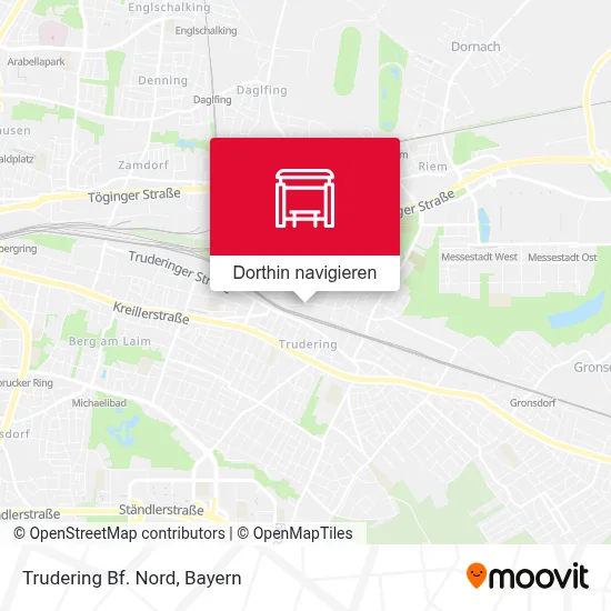 Trudering Bf. Nord Karte