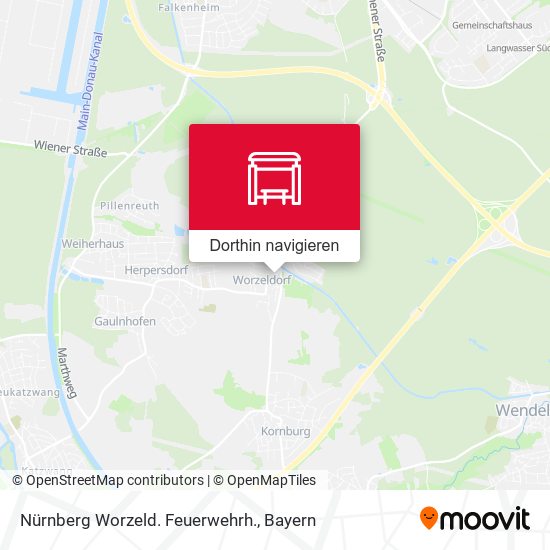 Nürnberg Worzeld. Feuerwehrh. Karte