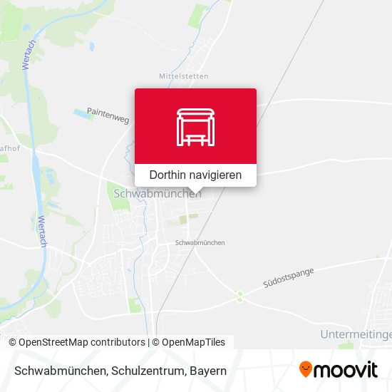 Schwabmünchen, Schulzentrum Karte