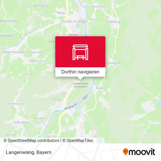 Langenwang Karte