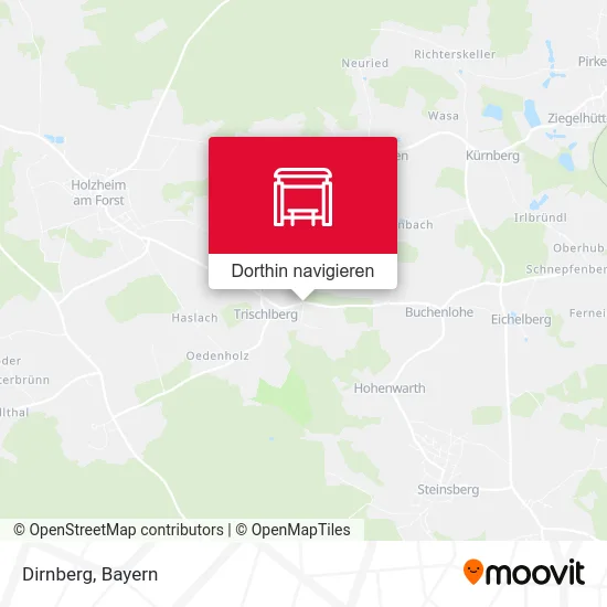 Dirnberg Karte