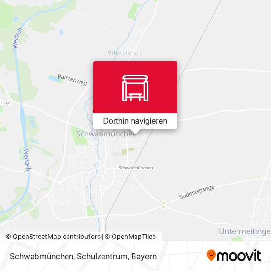 Schwabmünchen, Schulzentrum Karte