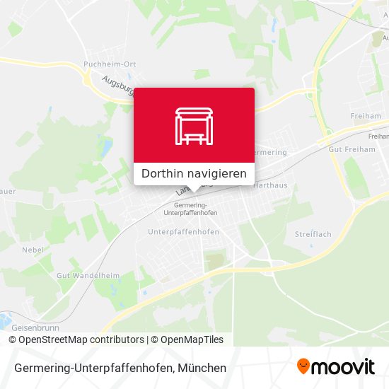 Germering-Unterpfaffenhofen Karte