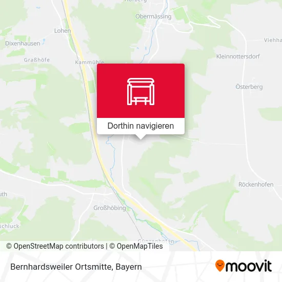 Bernhardsweiler Ortsmitte Karte