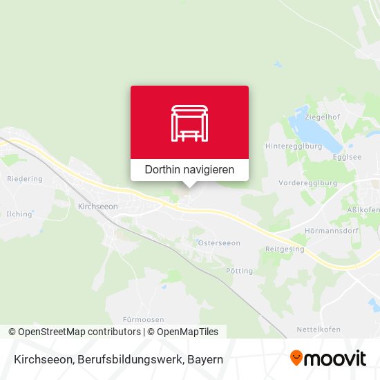 Kirchseeon, Berufsbildungswerk Karte