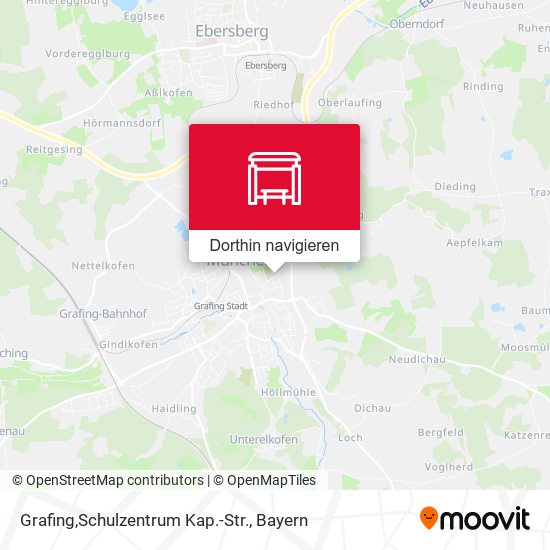 Grafing,Schulzentrum Kap.-Str. Karte