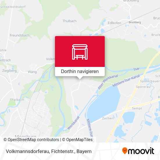 Volkmannsdorferau, Fichtenstr. Karte