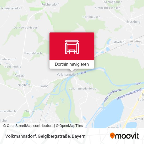 Volkmannsdorf, Geiglbergstraße Karte