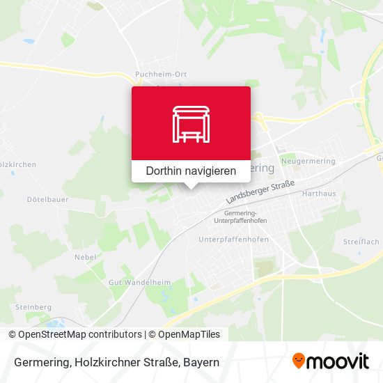 Germering, Holzkirchner Straße Karte