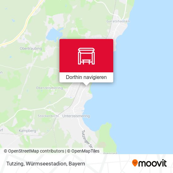 Tutzing, Würmseestadion Karte